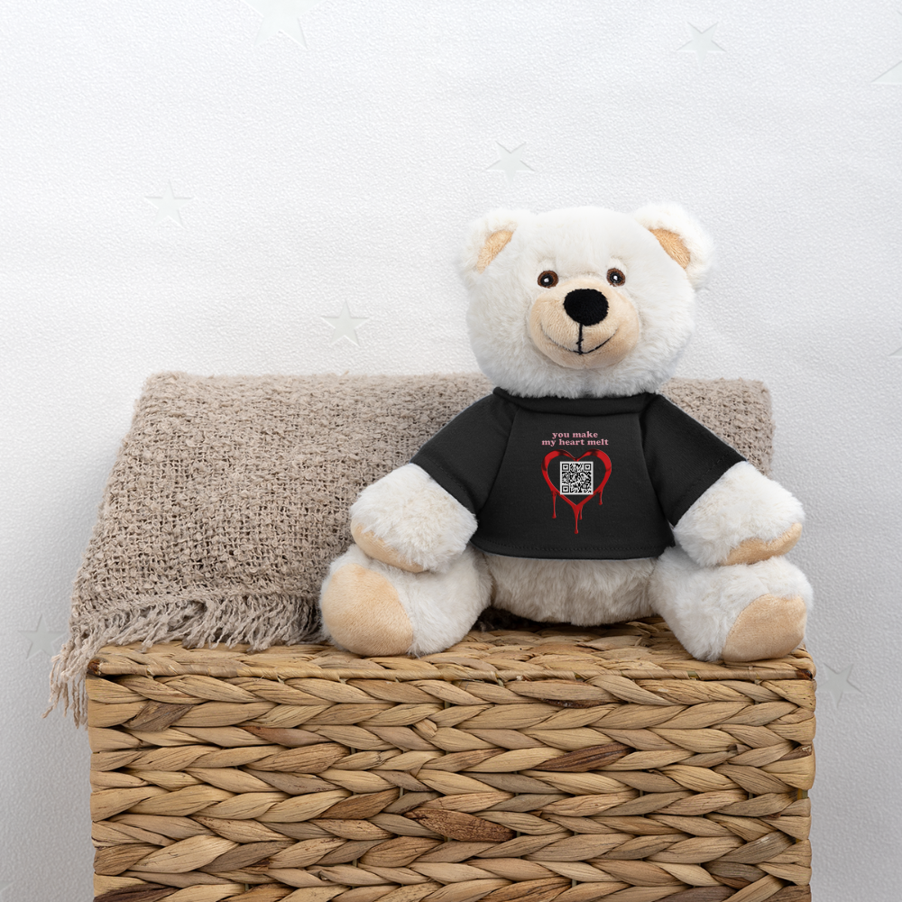 TeddyBär mit "Herz" Style [Customized] - Schwarz