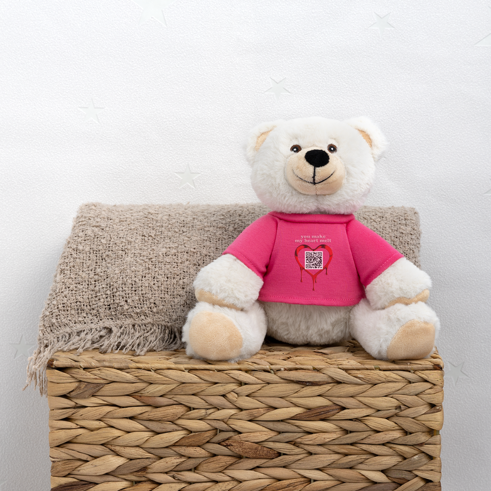 TeddyBär mit "Herz" Style [Customized] - Pink