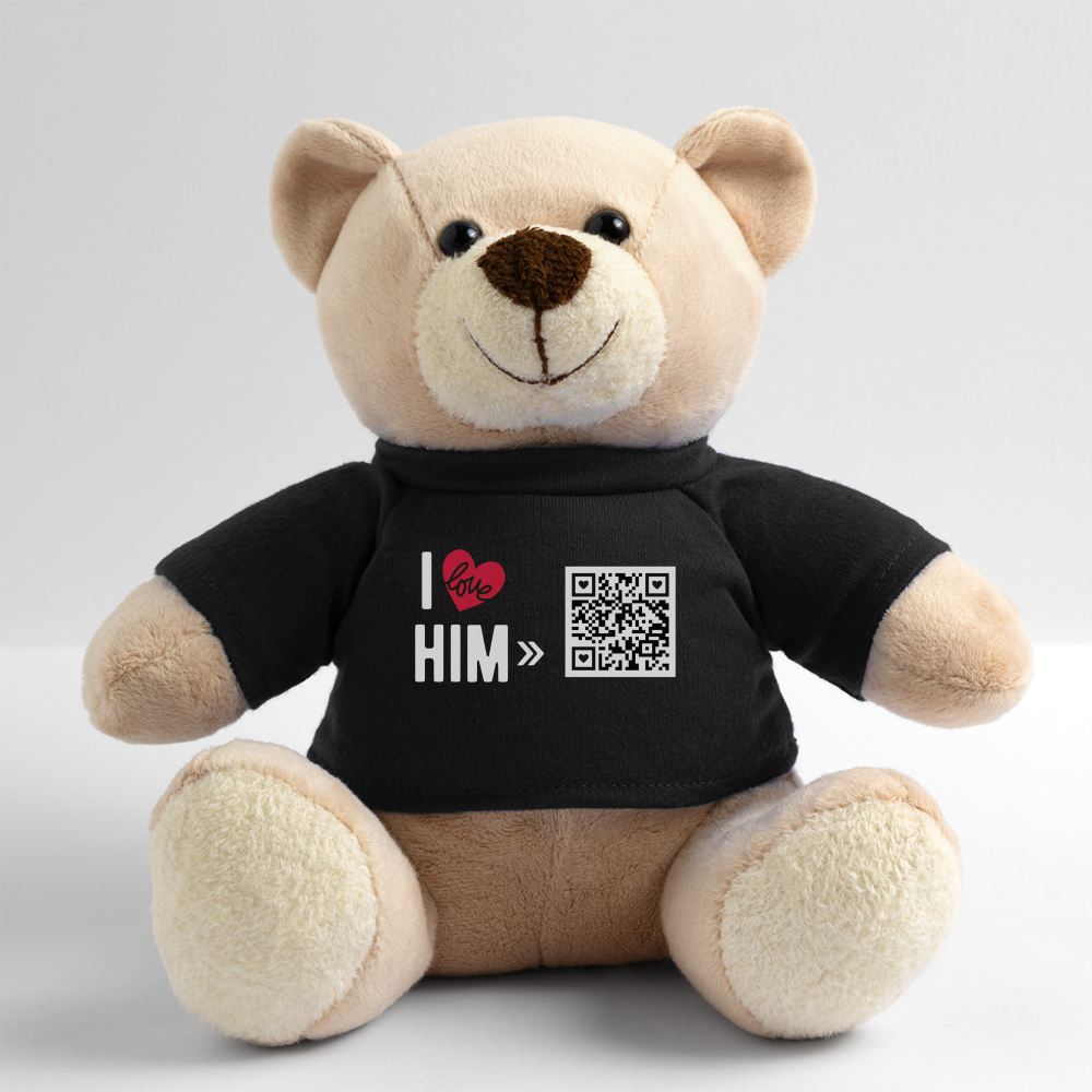 Teddybär mit "I Love Him" style (Customized)